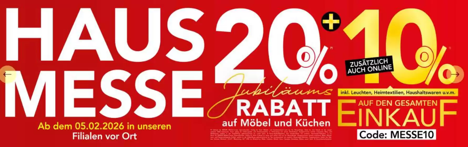Möbel Braun Katalog in Kempten (Allgäu) | Haus Messe 20% | 2026-02-03T00:00:00.000Z - 2026-02-18T00:00:00.000Z