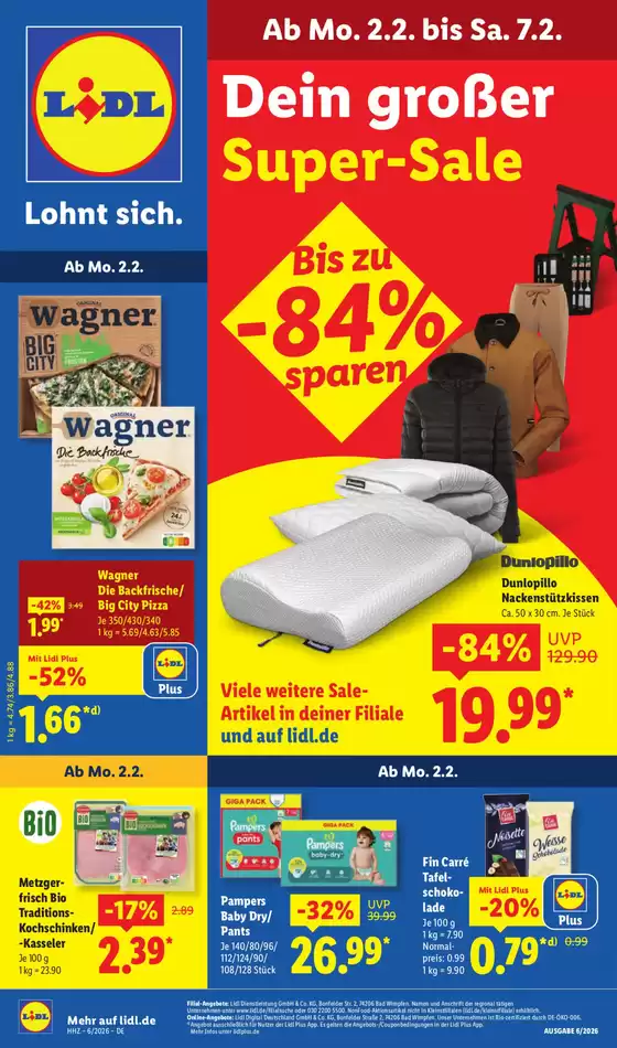 Lidl Katalog in Rees | Dein Grobe Super-Sale | 2026-02-04T00:00:00.000Z - 2026-02-07T00:00:00.000Z