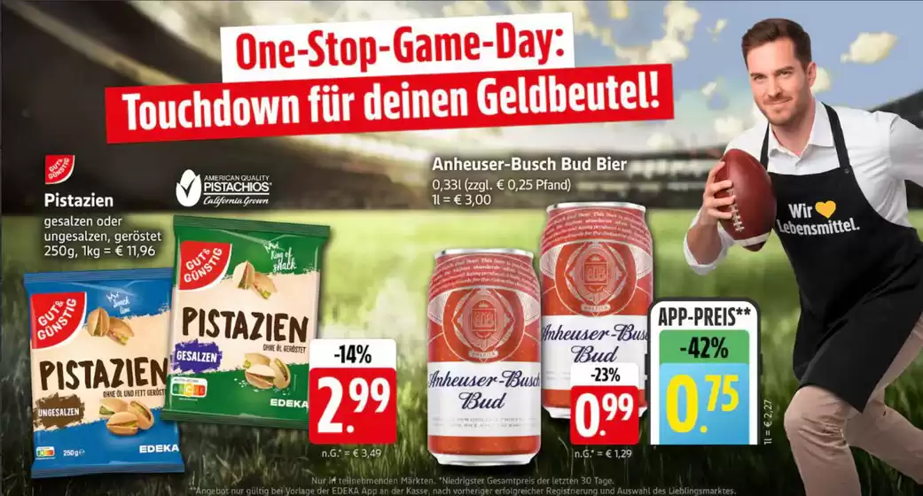 EDEKA Katalog in Rees | Touchdown Fur Deinen Geldbeutel | 2026-02-04T00:00:00.000Z - 2026-02-27T00:00:00.000Z