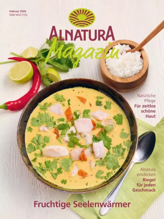 Alnatura Katalog in Seelze | Fruchtige Seelenwarmer | 2026-02-04T00:00:00.000Z - 2026-02-28T00:00:00.000Z