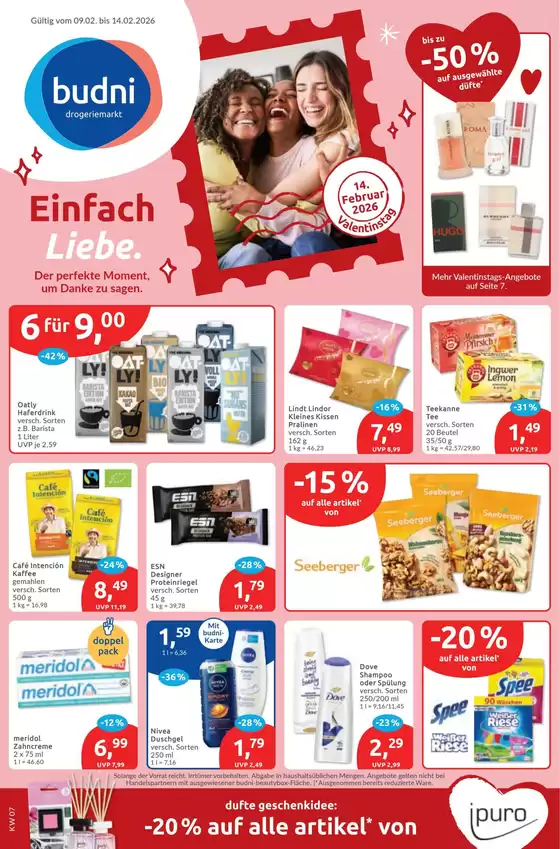 Budni Katalog in Wurzen | Unsere besten Deals für Sie | 2026-02-09T00:00:00.000Z - 2026-02-14T00:00:00.000Z