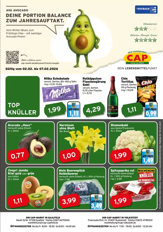 CAP Markt Katalog in Olfen | Tolles Angebot für Schnäppchenjäger | 2026-02-02T00:00:00.000Z - 2026-02-07T00:00:00.000Z