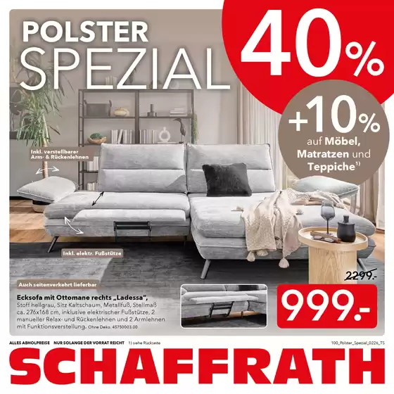 Schaffrath Katalog in Leipzig | Schaffrath Polster Spezial | 2026-02-05T00:00:00.000Z - 2026-02-19T00:00:00.000Z