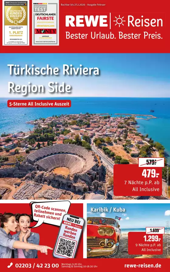 Netto Reisen Katalog in Eilenburg | Netto Reisen flugblatt | 2026-02-05T00:00:00.000Z - 2026-02-27T00:00:00.000Z