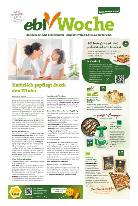 Ebl Naturkost Katalog in Essen | Rundum gute Bio-Lebensmittel* | 2026-02-06T00:00:00.000Z - 2026-02-10T00:00:00.000Z