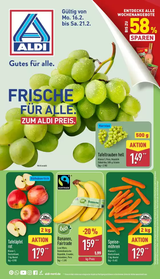 Aldi Nord Katalog in Duisburg | Neue Angebote zum Entdecken | 2026-02-16T00:00:00.000Z - 2026-02-21T00:00:00.000Z