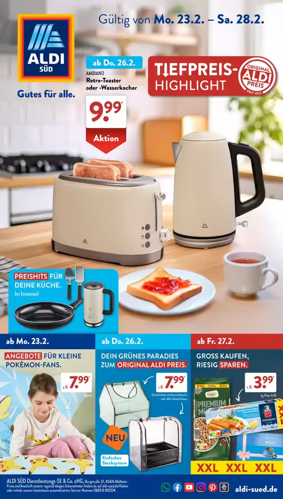 Aldi Süd Katalog in Duisburg | Aktuelle Deals und Angebote | 2026-02-23T00:00:00.000Z - 2026-02-28T00:00:00.000Z