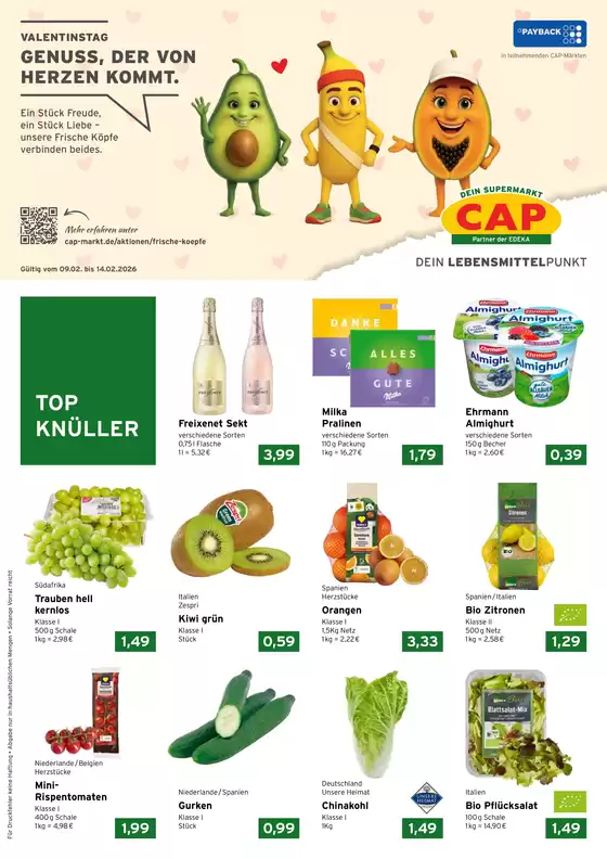 CAP Markt Katalog | Jetzt sparen mit unseren Deals | 2026-02-09T00:00:00.000Z - 2026-02-14T00:00:00.000Z