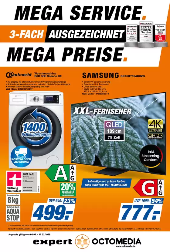 expert Octomedia Katalog in Markdorf | Exklusive Schnäppchen | 2026-02-06T00:00:00.000Z - 2026-02-12T00:00:00.000Z