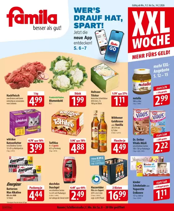 famila Katalog in Goslar | Attraktive Sonderangebote für alle | 2026-02-09T00:00:00.000Z - 2026-02-14T00:00:00.000Z