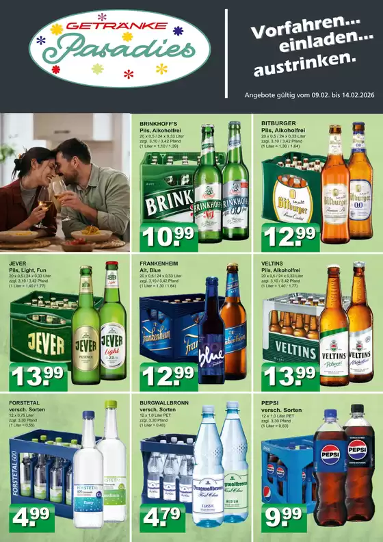 Getränkeparadies Gefromm Katalog in Frankfurt am Main | Exklusive Schnäppchen | 2026-02-09T00:00:00.000Z - 2026-02-14T00:00:00.000Z