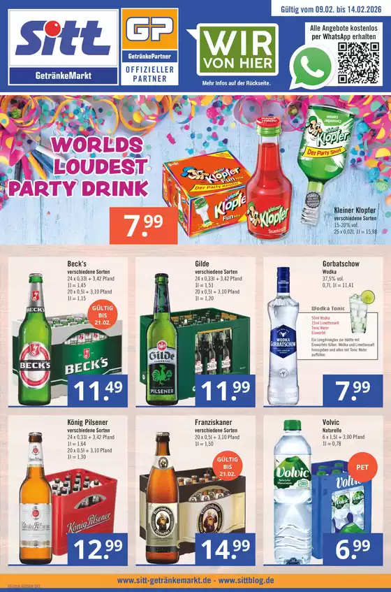 GetränkePartner Katalog in Goslar | Sonderangebote für Sie | 2026-02-09T00:00:00.000Z - 2026-02-14T00:00:00.000Z