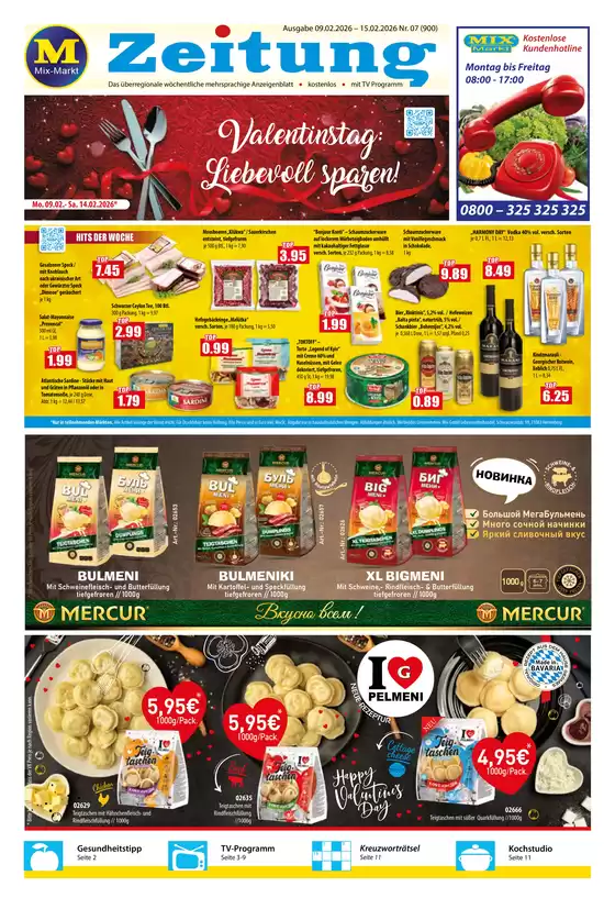 Mix Markt Katalog in Denkte | Mix Markt flugblatt | 2026-02-09T00:00:00.000Z - 2026-02-14T00:00:00.000Z