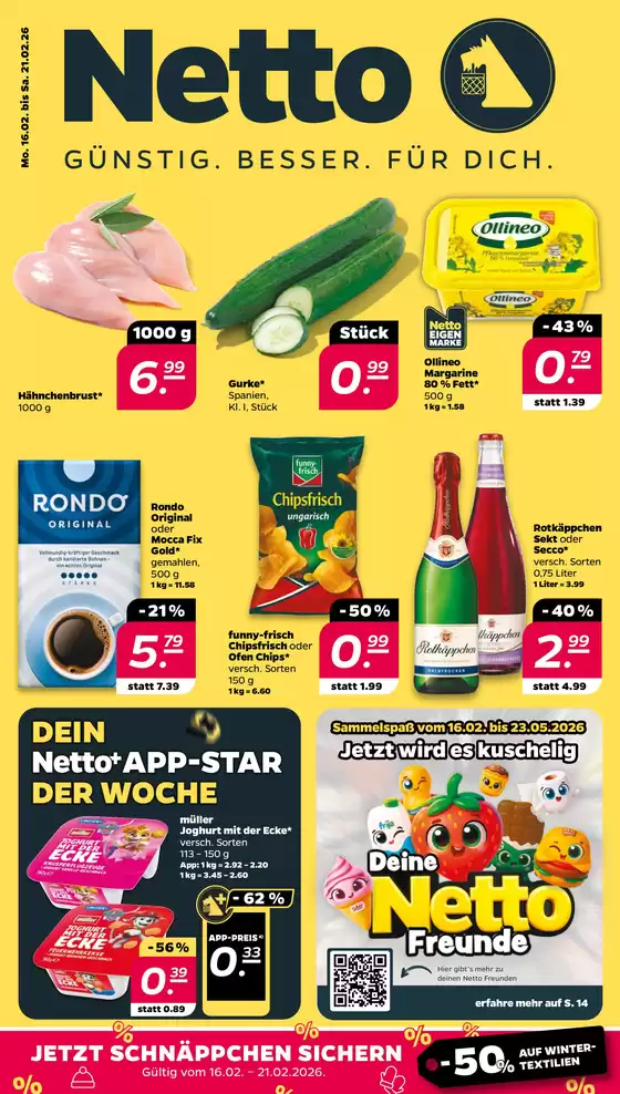 Netto Katalog in Kassel | Attraktive Angebote entdecken | 2026-02-16T00:00:00.000Z - 2026-02-21T00:00:00.000Z