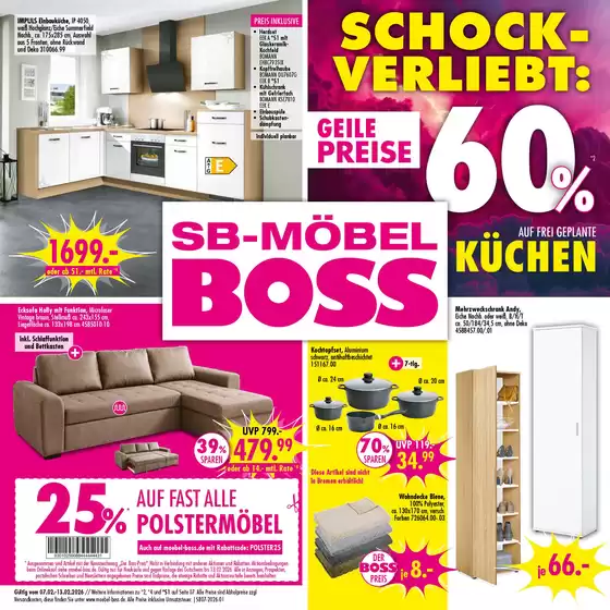 SB Möbel Boss Katalog in Bielefeld | Sb07 2026 standard | 2026-02-07T00:00:00.000Z - 2026-02-13T00:00:00.000Z