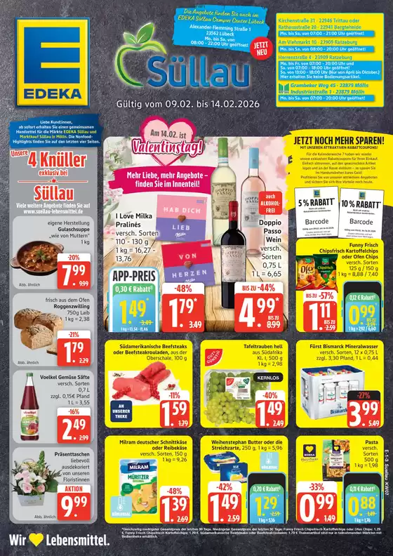 Marktkauf Katalog in Denkte | Angebote für Schnäppchenjäger | 2026-02-09T00:00:00.000Z - 2026-02-14T00:00:00.000Z