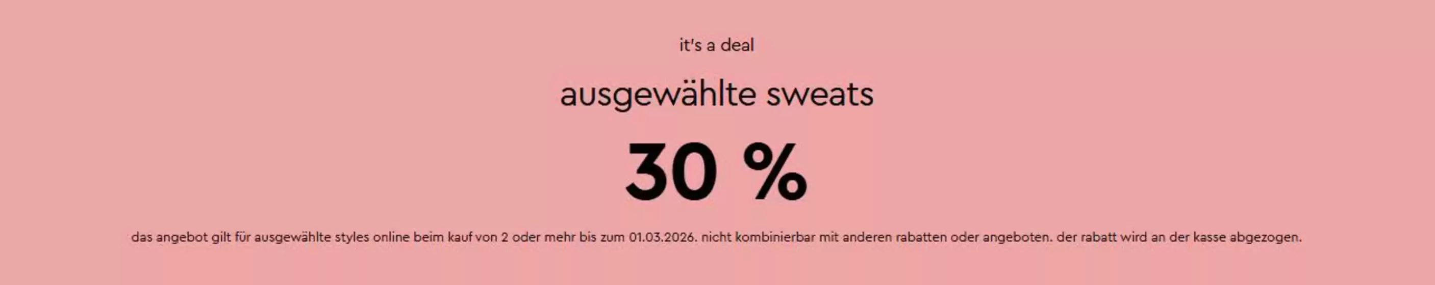 Gina Tricot Katalog in Erfurt | It's A Deal Ausgewahlte Sweats 30% | 2026-02-13T00:00:00.000Z - 2026-03-01T00:00:00.000Z