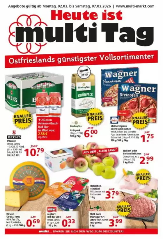 Multi  Markt Katalog in Böklund | Ostfrieslands Gunstigster Vollsortimenter | 2026-03-04T00:00:00.000Z - 2026-03-07T00:00:00.000Z