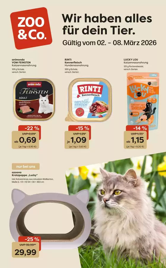 Zoo & Co Katalog in Taufkirchen (München) | Wir Haben Alles Fur Dein Tier | 2026-03-05T00:00:00.000Z - 2026-03-08T00:00:00.000Z