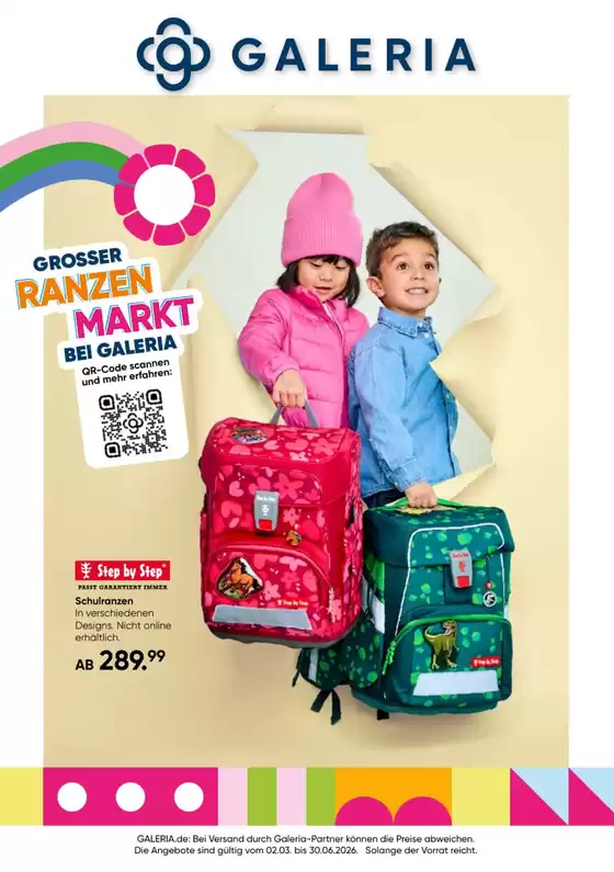 Galeria Karstadt Kaufhof Katalog in Chemnitz | Top-Deals für alle Kunden | 2026-03-02T00:00:00.000Z - 2026-06-30T00:00:00.000Z