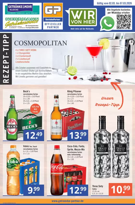 GetränkePartner Katalog in Dortmund | Top-Deals für alle Kunden | 2026-03-02T00:00:00.000Z - 2026-03-07T00:00:00.000Z