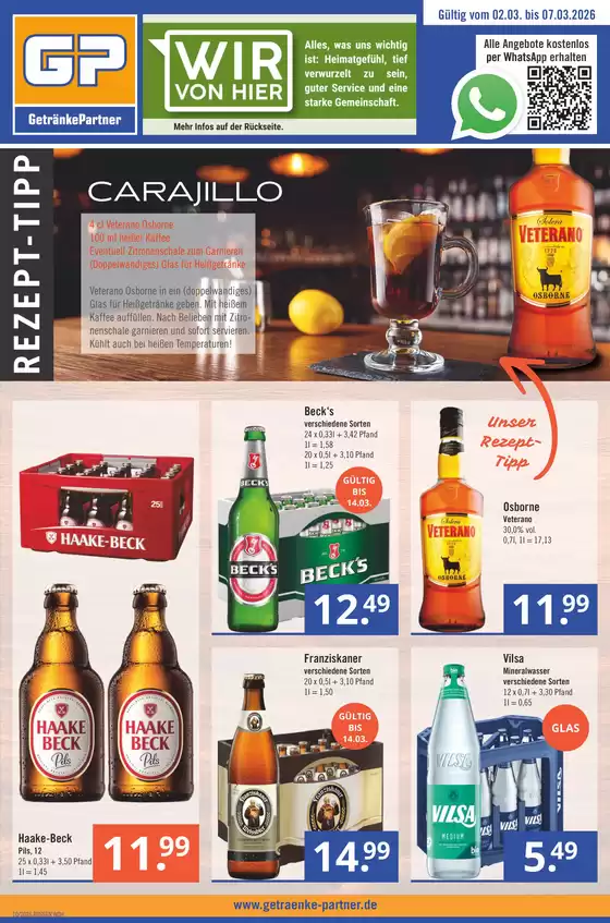 GetränkePartner Katalog in Dortmund | Jetzt sparen mit unseren Deals | 2026-03-02T00:00:00.000Z - 2026-03-07T00:00:00.000Z