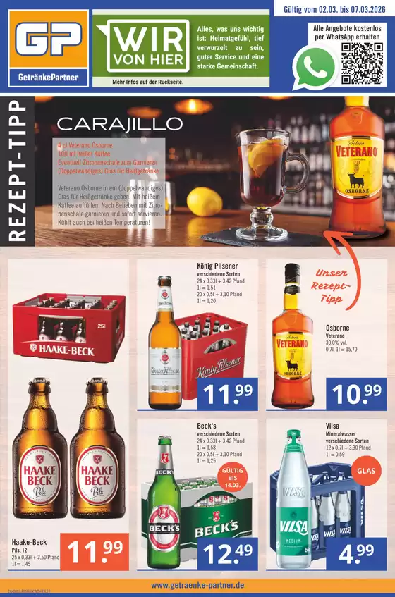 GetränkePartner Katalog in Dortmund | Unsere besten Deals für Sie | 2026-03-02T00:00:00.000Z - 2026-03-07T00:00:00.000Z
