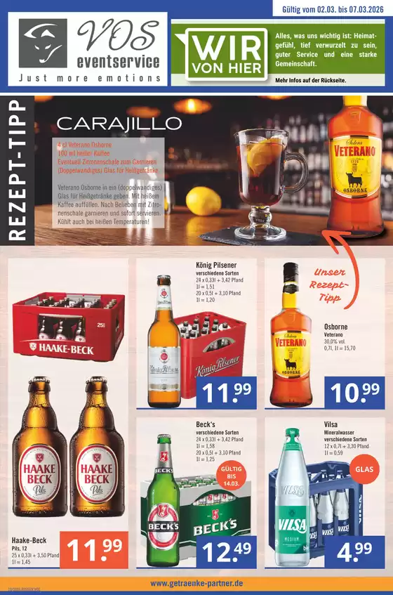 GetränkePartner Katalog in Dortmund | Unsere besten Angebote für Sie | 2026-03-02T00:00:00.000Z - 2026-03-07T00:00:00.000Z