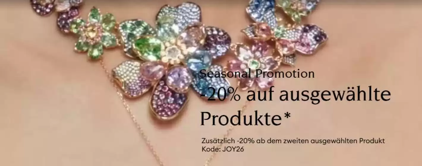 Swarovski Katalog in Duisburg | 20% Auf Ausgewahlte Produkte* | 2026-03-06T00:00:00.000Z - 2026-03-23T00:00:00.000Z