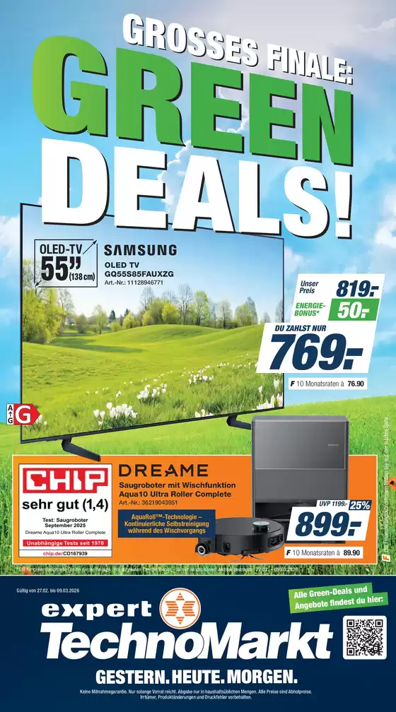 Expert  Technomarkt Katalog in Böblingen | Grosses Finale Green Deals! | 2026-03-11T00:00:00.000Z - 2026-03-31T00:00:00.000Z