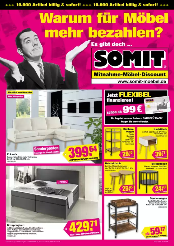 SOMIT Katalog in Naunhof | Warum Fur Mobel Mehr Bezahlen | 2026-03-11T00:00:00.000Z - 2026-03-21T00:00:00.000Z