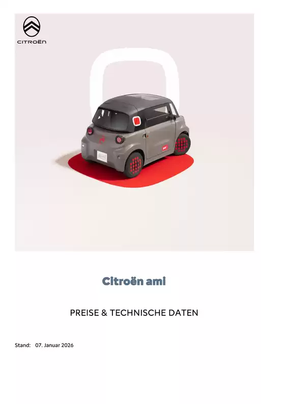 Citroën Katalog in Bad Neustadt an der Saale | Preisliste NEW AMI 07012026 | 2026-01-01T00:00:00.000Z - 2026-12-31T00:00:00.000Z
