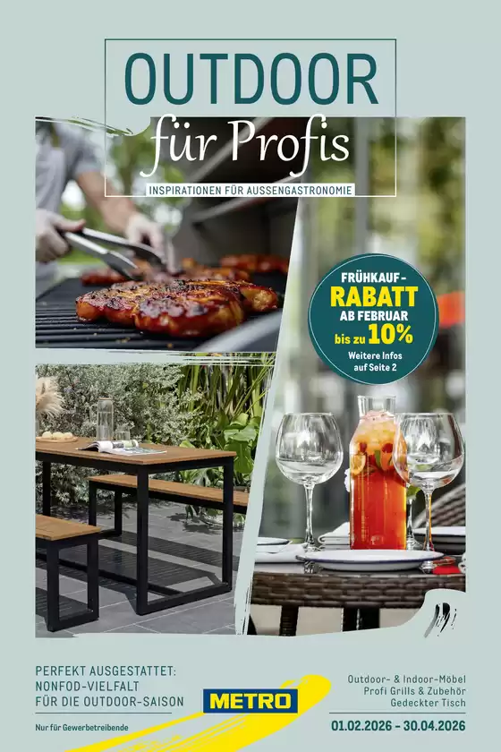 Metro Katalog | Outdoor für Profis | 2026-02-01T00:00:00.000Z - 2026-04-30T00:00:00.000Z