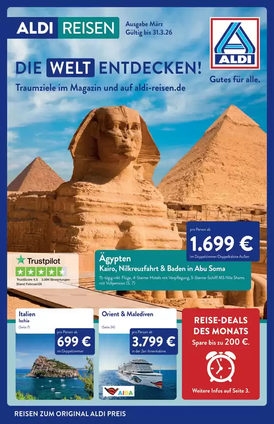 Aldi Nord Reisen Katalog in Düsseldorf | M 2025 03500 ALDI NORD Reisemagazin MC3A4rz 26 WEB | 2026-03-01T00:00:00.000Z - 2026-03-31T00:00:00.000Z