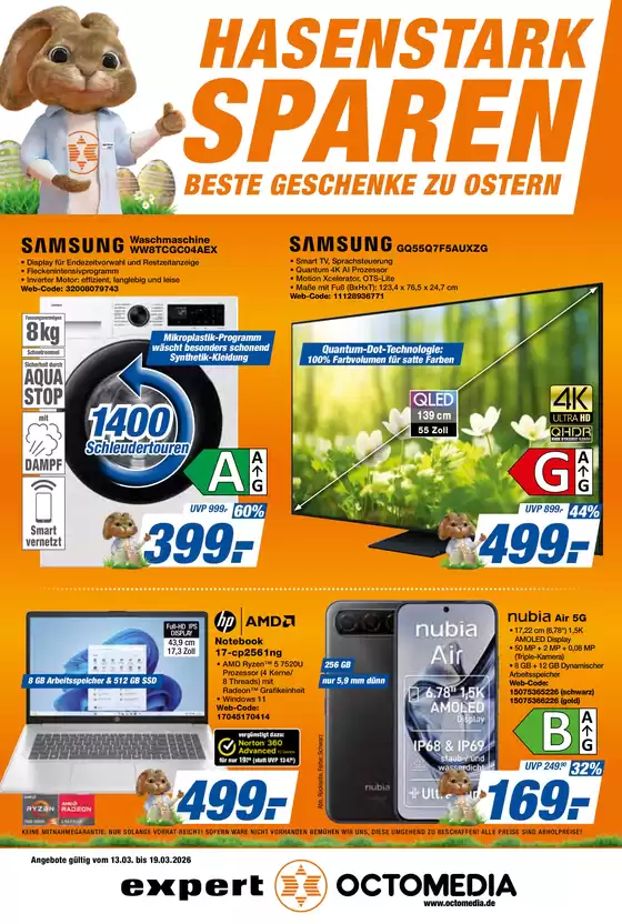 expert Octomedia Katalog in Landshut | Top-Angebote für Sparfüchse | 2026-03-13T00:00:00.000Z - 2026-03-19T00:00:00.000Z