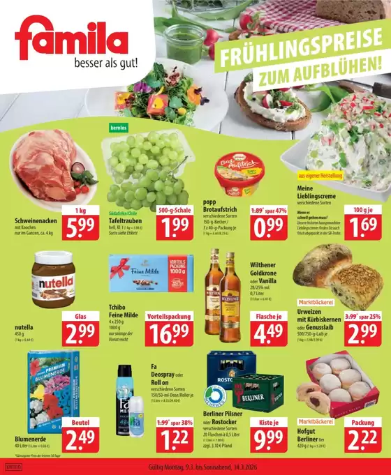 famila Katalog in Harpstedt (Flecken) | Attraktive Sonderangebote für alle | 2026-03-09T00:00:00.000Z - 2026-03-14T00:00:00.000Z