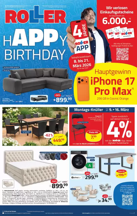 ROLLER Katalog in Recklinghausen | ROLLER flugblatt | 2026-03-08T00:00:00.000Z - 2026-03-21T00:00:00.000Z