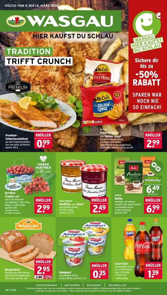 Wasgau Katalog in Harpstedt (Flecken) | Wasgau flugblatt | 2026-03-09T00:00:00.000Z - 2026-03-14T00:00:00.000Z
