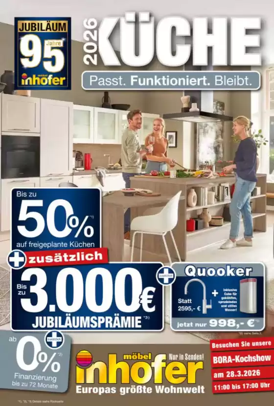 Möbel Inhofer Katalog in Meckenheim (Bad Dürkheim) | Kuche  | 2026-03-17T00:00:00.000Z - 2026-03-21T00:00:00.000Z