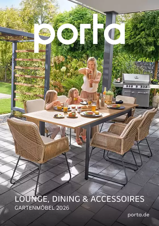 porta Möbel Katalog in Leck | LOUNGE, DINING & ACCESSOIRES | 2026-03-17T00:00:00.000Z - 2026-12-31T00:00:00.000Z