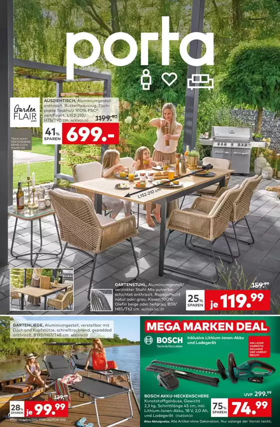 porta Möbel Katalog in Leck | MEGA MARKEN DEAL | 2026-03-17T00:00:00.000Z - 2026-03-22T00:00:00.000Z