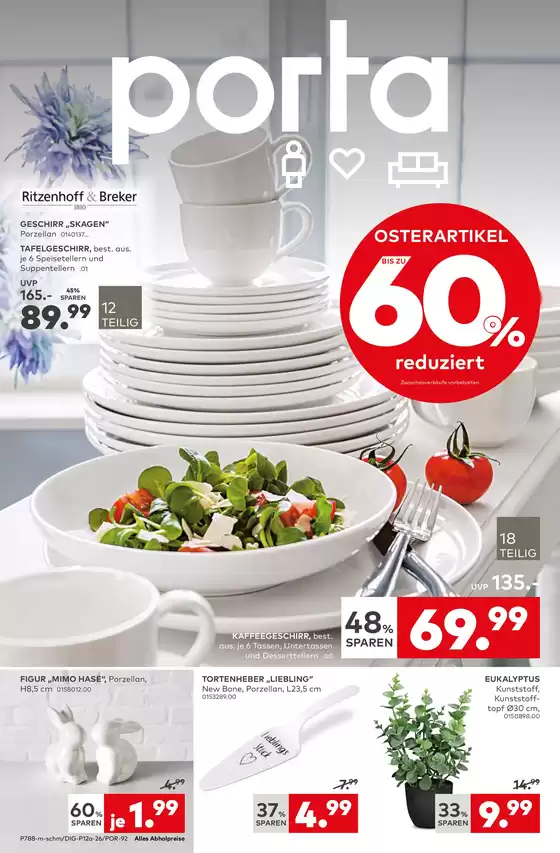 porta Möbel Katalog in Leck | Osteraorikel BIs Zu 60% Reduziert | 2026-03-17T00:00:00.000Z - 2026-03-22T00:00:00.000Z