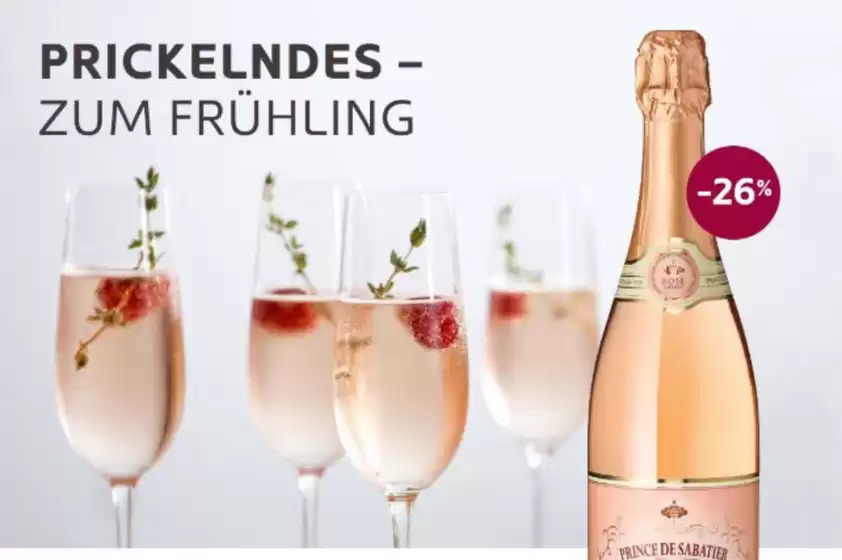 Vino Weinmarkt Katalog in Petershagen | Prickelndes Zum Fruhling | 2026-03-17T00:00:00.000Z - 2026-04-02T00:00:00.000Z