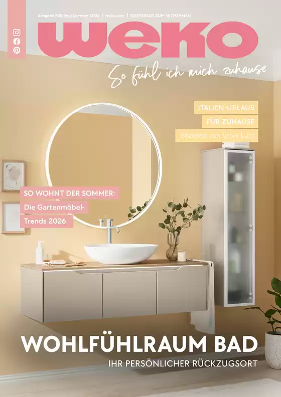 Weko Möbel Katalog in Detern (Flecken) | So fühl ich mich zuhause | 2026-03-17T00:00:00.000Z - 2026-08-31T00:00:00.000Z