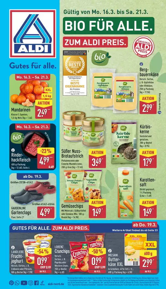 Aldi Nord Reisen Katalog in Kyritz | Aldi Süd Reisen flugblatt | 2026-03-16T00:00:00.000Z - 2026-03-21T00:00:00.000Z