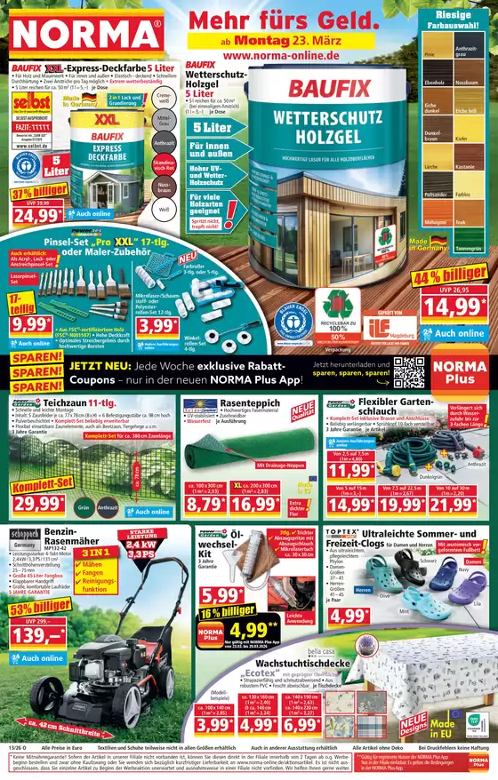 Norma Katalog in Weyhausen | Jetzt sparen mit unseren Deals | 2026-03-17T00:00:00.000Z - 2026-03-31T00:00:00.000Z