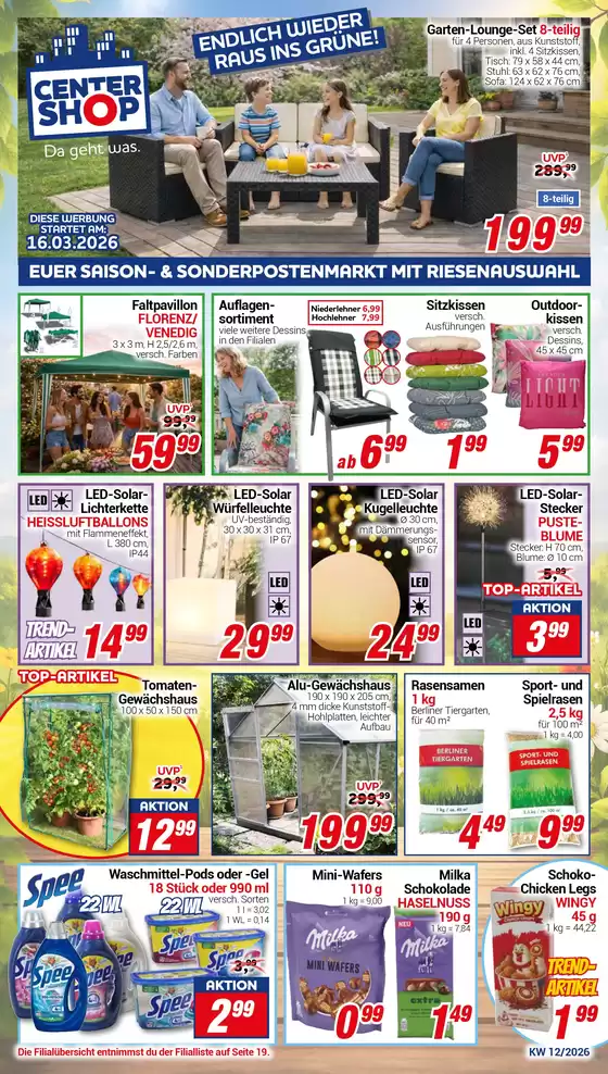 CENTERSHOP Katalog in Dornum | KW12 | 2026-03-16T00:00:00.000Z - 2026-03-22T00:00:00.000Z