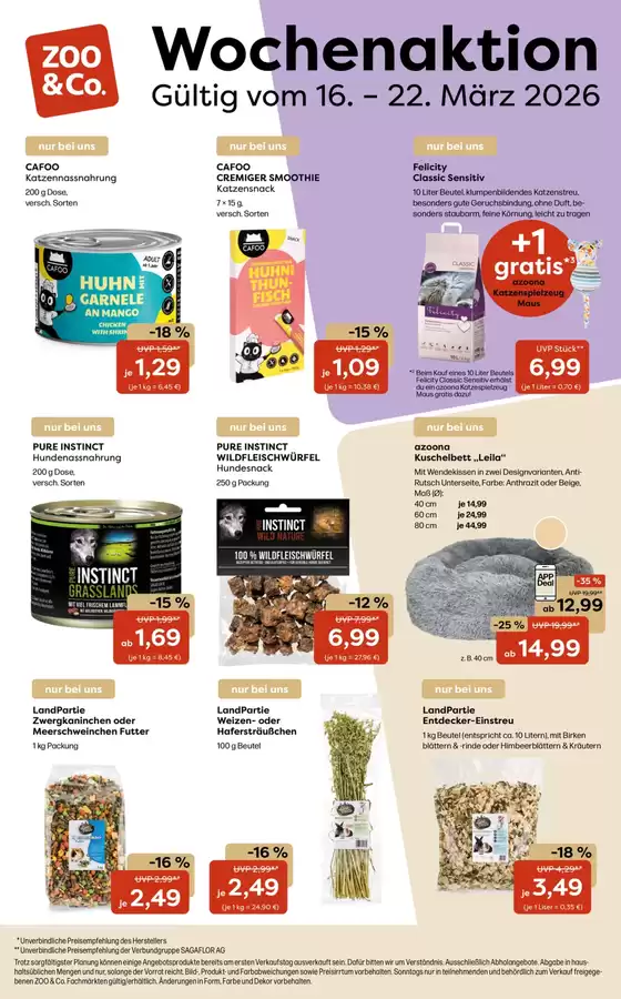 Zoo & Co Katalog in Allendorf (Eder) | Zoo Co flugblatt | 2026-03-16T00:00:00.000Z - 2026-03-22T00:00:00.000Z