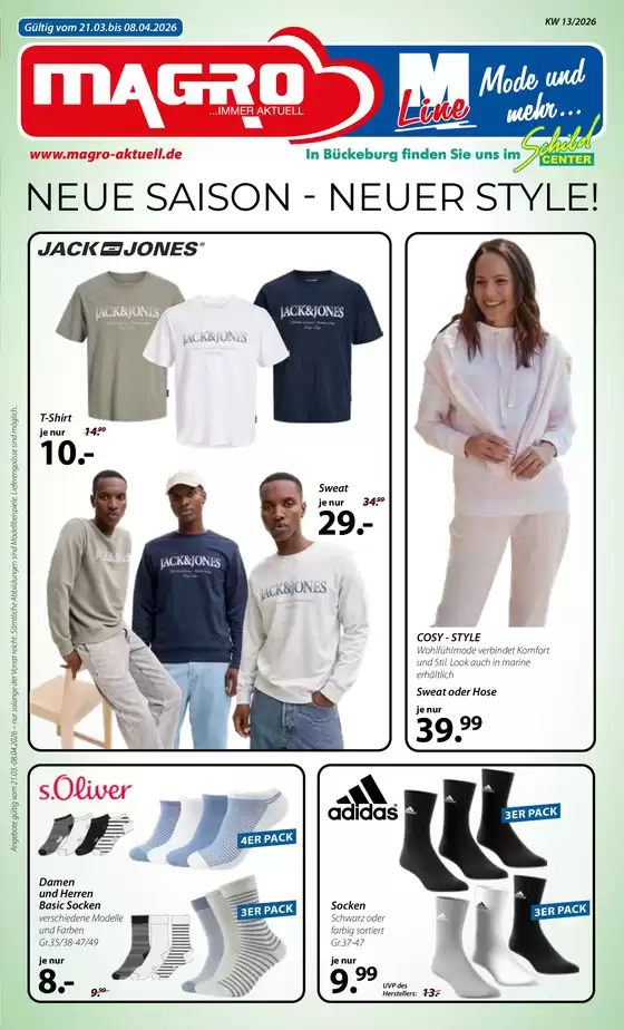 Kaufhaus Magro Katalog in Riesa | NEUE SAISON - NEUER STYLE! | 2026-03-24T00:00:00.000Z - 2026-04-08T00:00:00.000Z