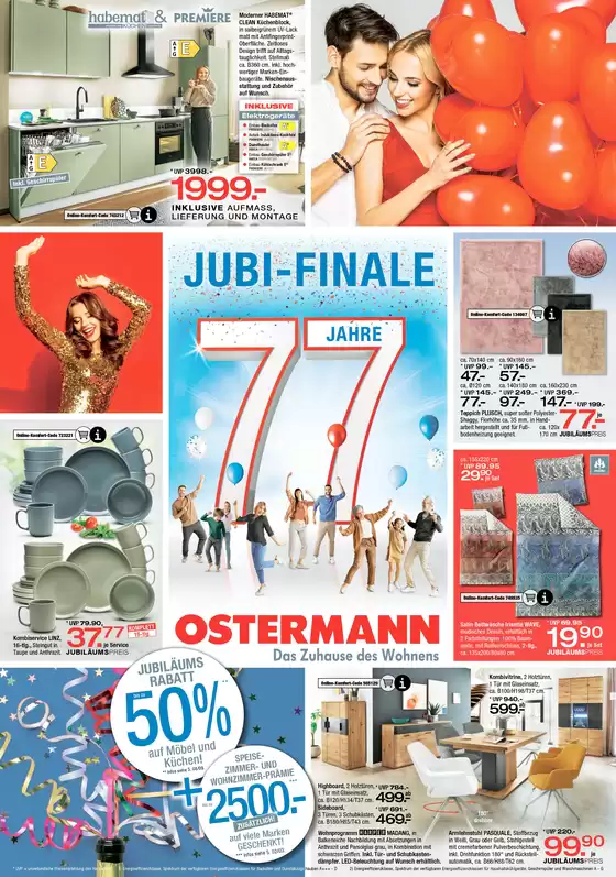Ostermann Möbel Katalog in Dachau | JUBI-FINALE  | 2026-03-24T00:00:00.000Z - 2026-04-10T00:00:00.000Z